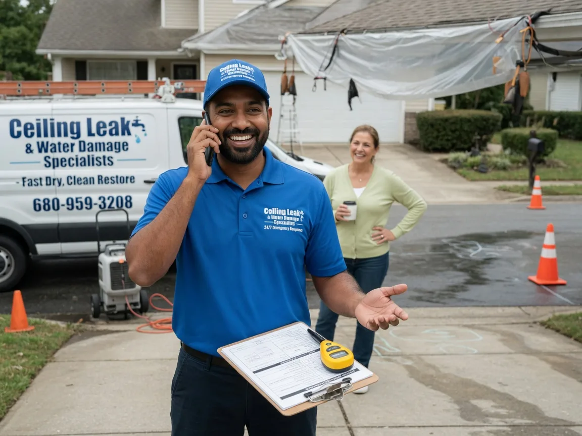 Ceiling Leak Cleanup Maxwell, IA FAQs